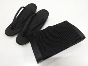 未使用品　喪服用　和装バッグ・草履セット(24センチ)